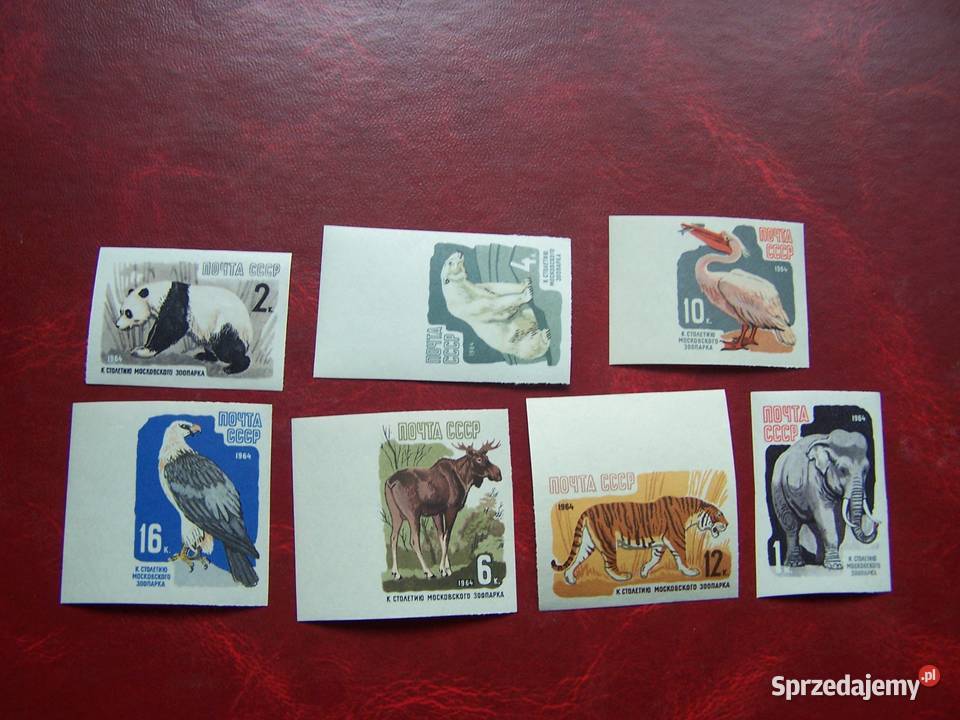 ZSRR 1964 MNH ciete Mi 291420 Fauna Zwierzęta Tychy