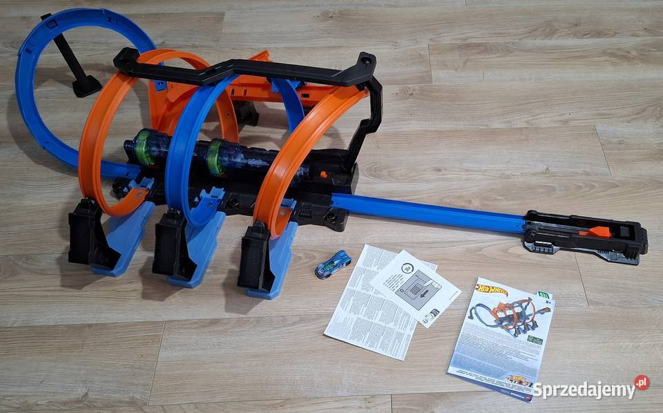 Hot Wheels pętla grozy zestaw kaskaderski garaż Czeladź