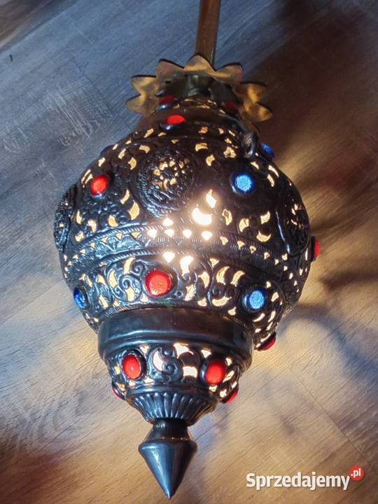 Stara lampa w stylu orientalnym Pozostałe Świdnica