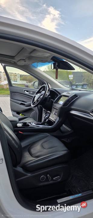 Ford EDGE 20 benzynaLPG 2018r Titanium biała klimatyzacja Świdnik