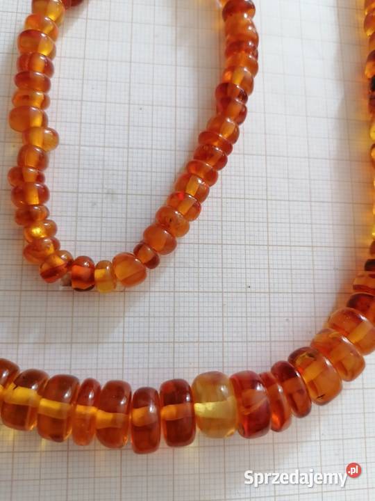 Naszyjnik Bursztyn Vintage