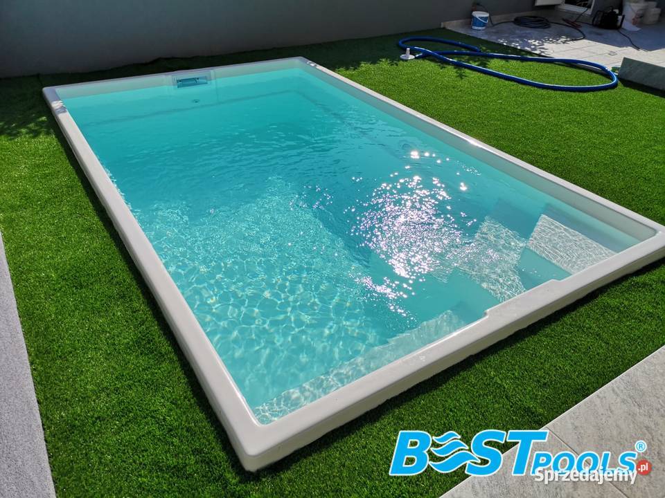 BLACK WEEK poliestrowy basen KRETA 4x25x14m z Baseny Kraków sprzedam