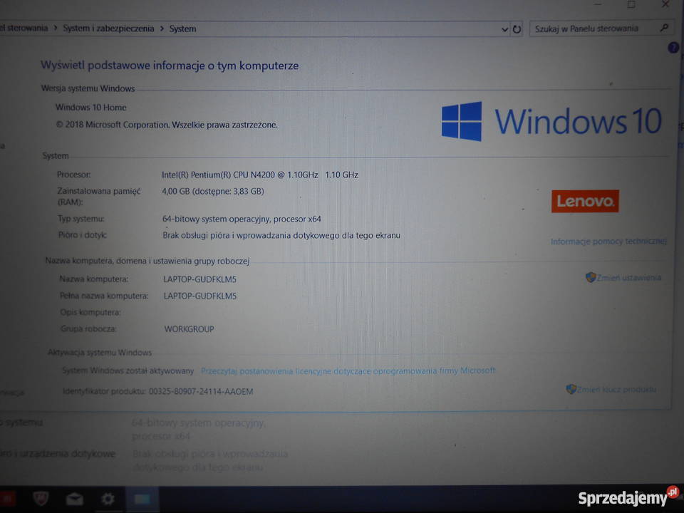 Laptop Lenovo Ideapad 320 Katowice