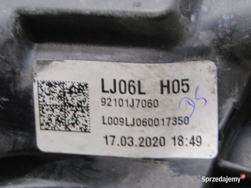 LAMPA PRZEDNIA LEWY PRZÓD KIA CEED III SW KOMBI osobowe lubelskie