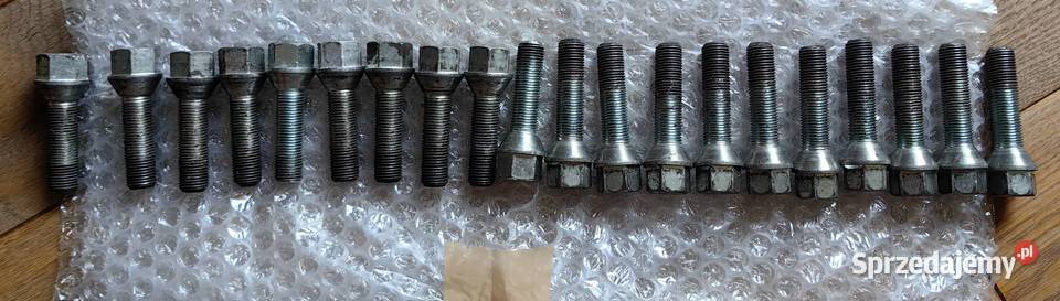 śruby do kół M12 stożek długosć 4045mm