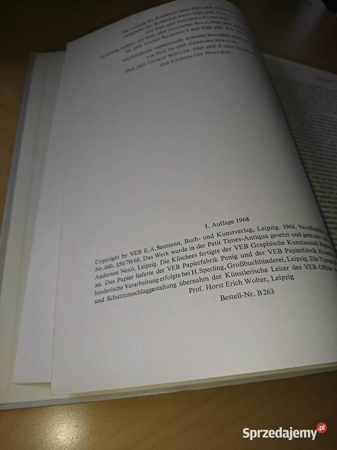 Ksiażka Lexikon der Kunst tom I AF 1968 sztuka twarda Warszawa