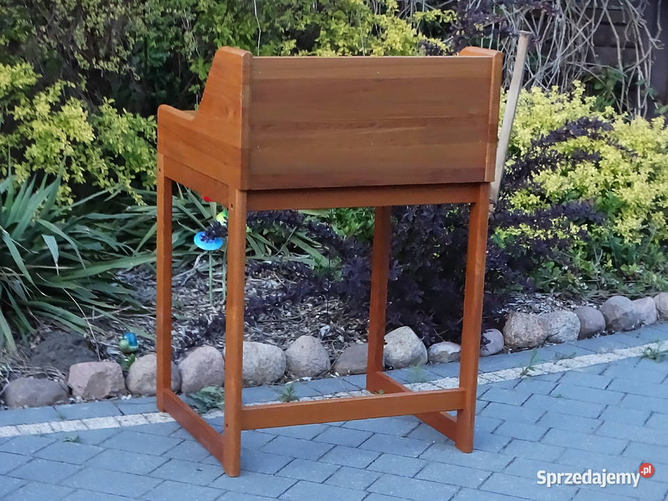 Stylowe biurko VINTAGE Sekretarzyk Mid Century lubelskie