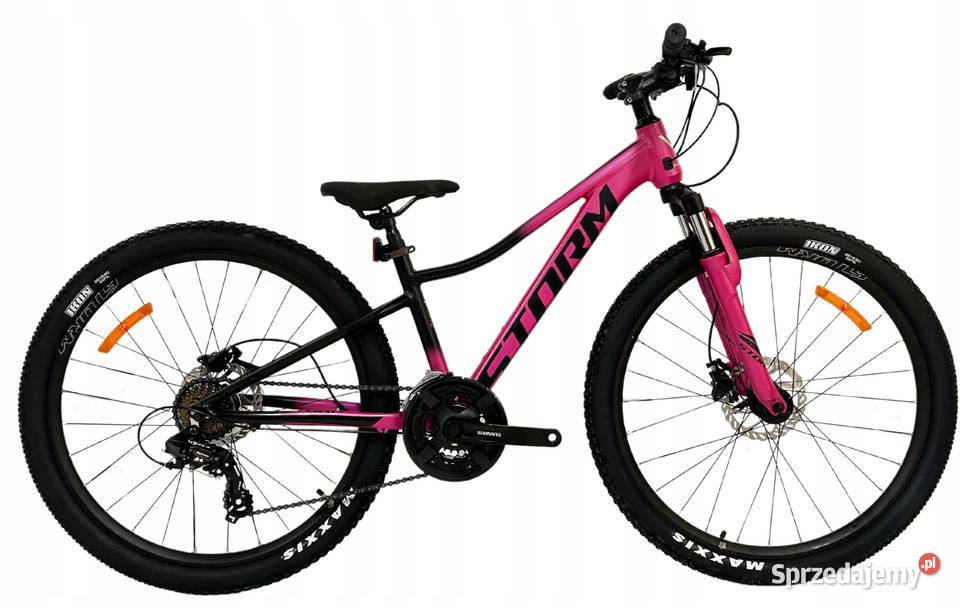Rower MTB Storm Queen 2HD rama 13 różowoczarny wielkopolskie Suchy Las