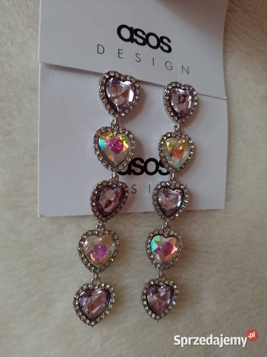 ASOS Bogato zdobione długie kolczyki z Londynu Dla kobiet Kraków