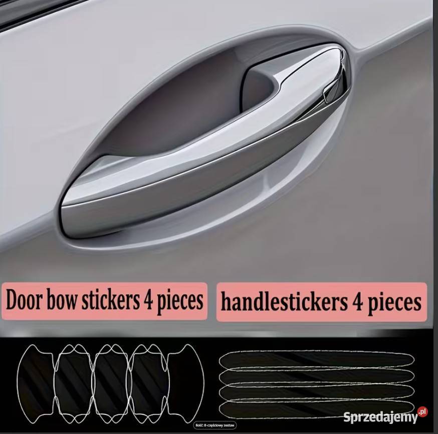 przezroczyste naklejki ochronne na klamki Warszawa