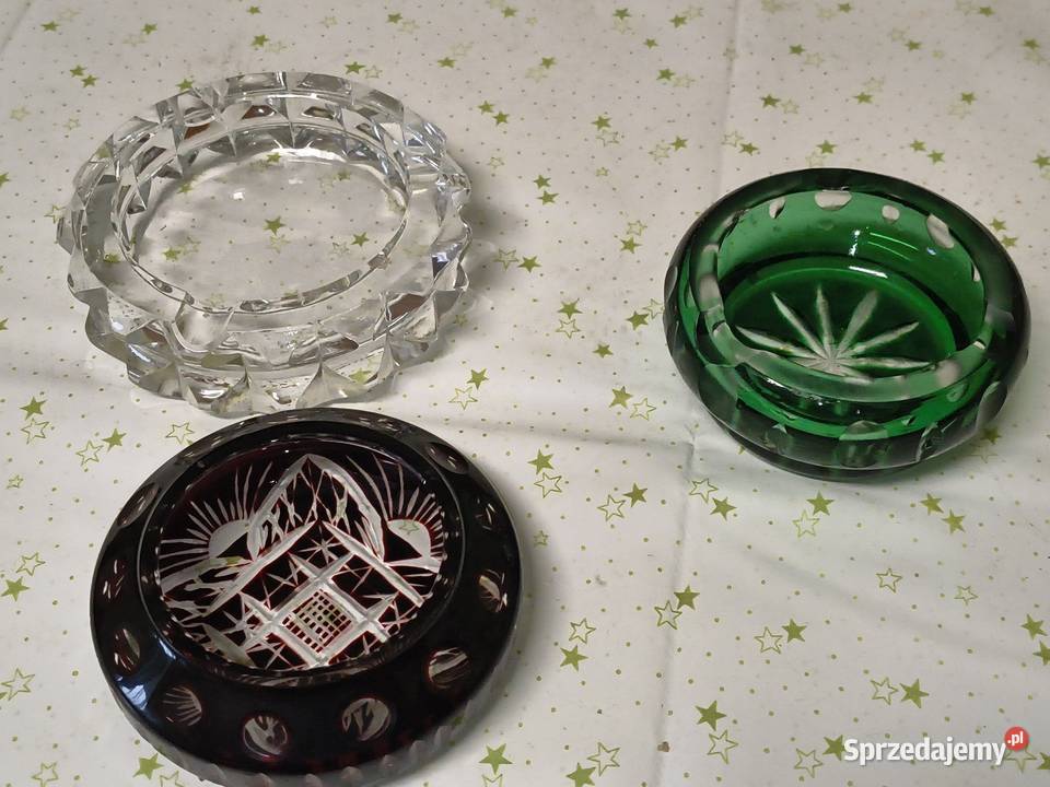 Kryształowe popielniczki Rosenthal Chorzew sprzedam