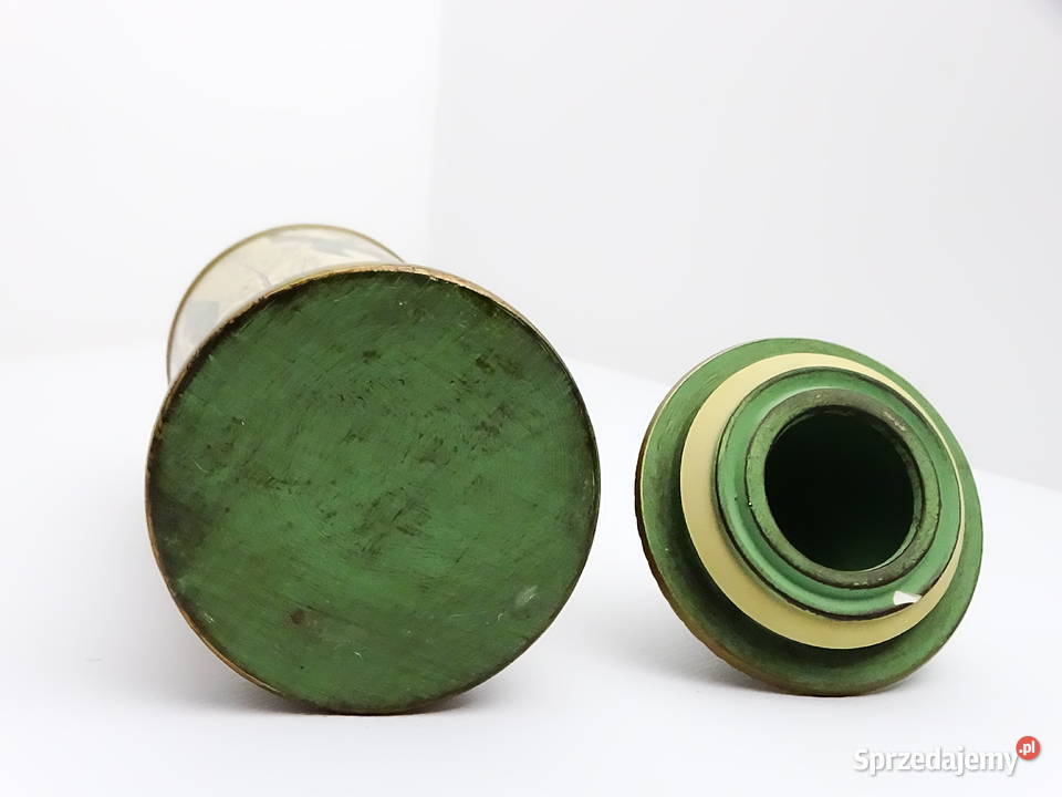 Zabytkowy pojemnik aptekarski z ilustracją lubelskie