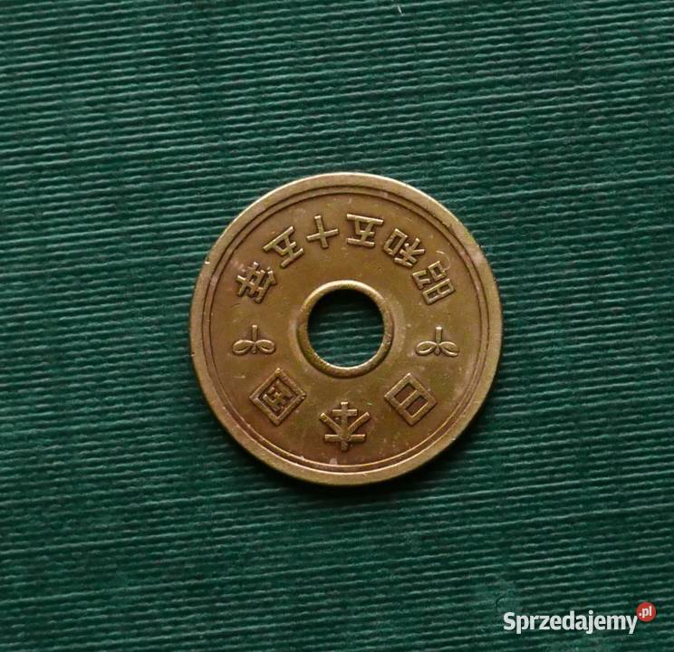 JAPONIA 5 jenów 1980r Gliwice sprzedam