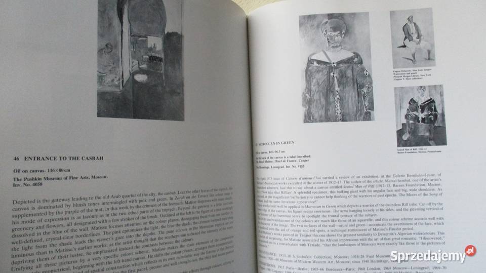 Henri Matisse album malarstwo rzeźba sztuka Łódź