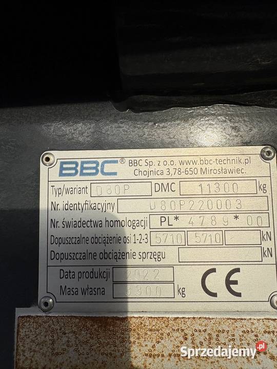 Przyczepą Rolniczą Cargo D80P Nowa Pronar Metal pomorskie Nowy Dwór Gdański