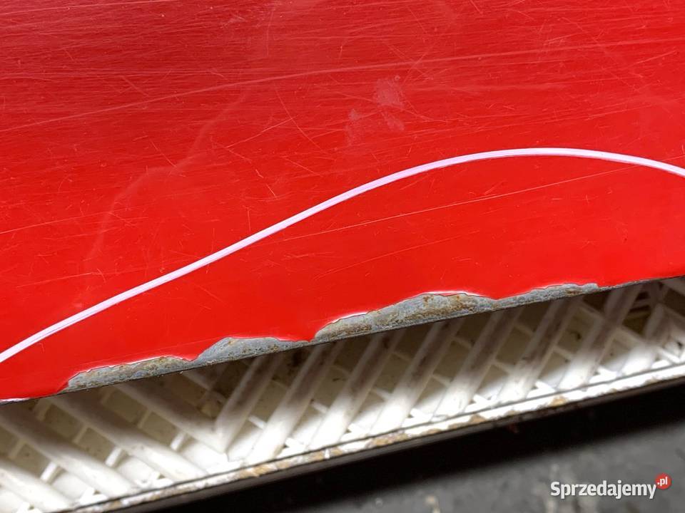 KLAPA TYŁ RENAULT TWINGO II Hatchback CZERWONY