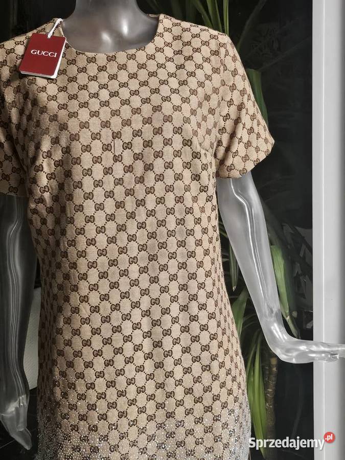 Sukienka cyrkonie eleganca Mucharz