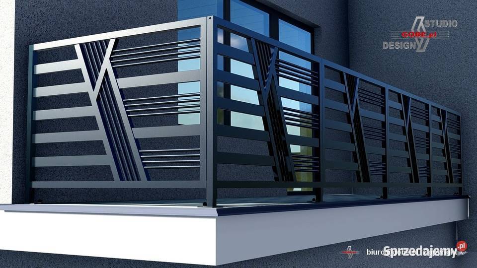 Balustrada balkonowa tarasowa nowoczesne Gliwice