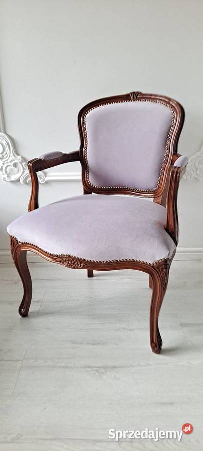 Stylowy fotel krzesło Ludwik Ludwikowski Szczecin