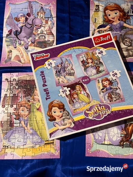 Księżniczka Zosia puzzle 4w1 sprzedam