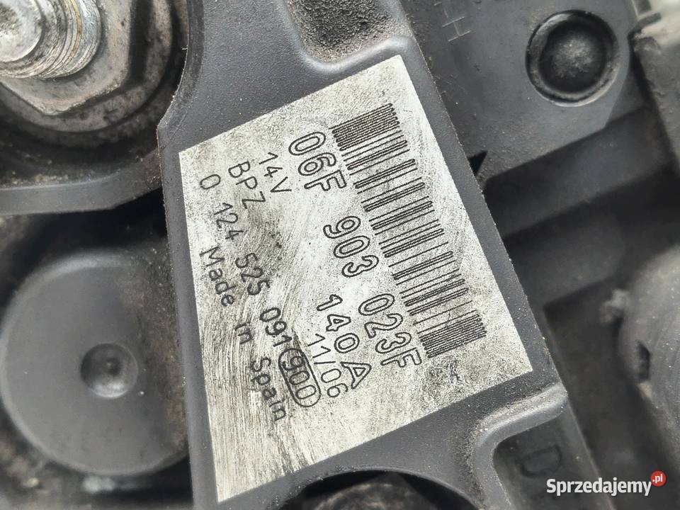 ALTERNATOR VW Passat B6 Golf Audi A3 8P 19 20 osobowe Chełm sprzedam