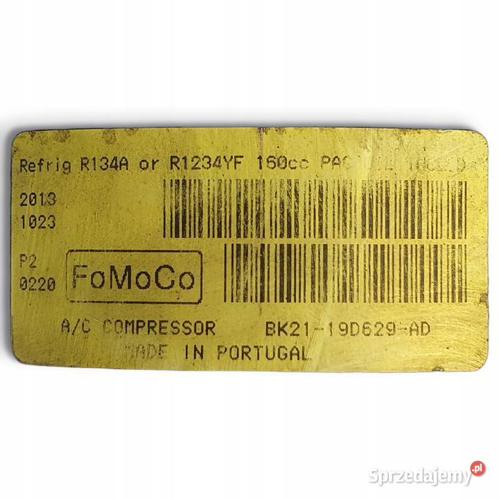 SPRĘŻARKA KLIMATYZACJI Ford Transit MK7 VII 22 lubelskie Chełm