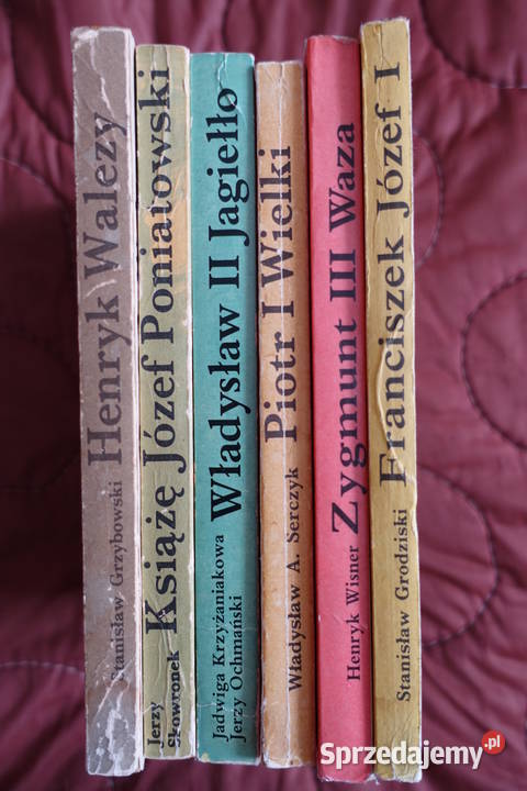 Pakiet 6X Biografie Ossolineum Jagiełlo Kętrzyn