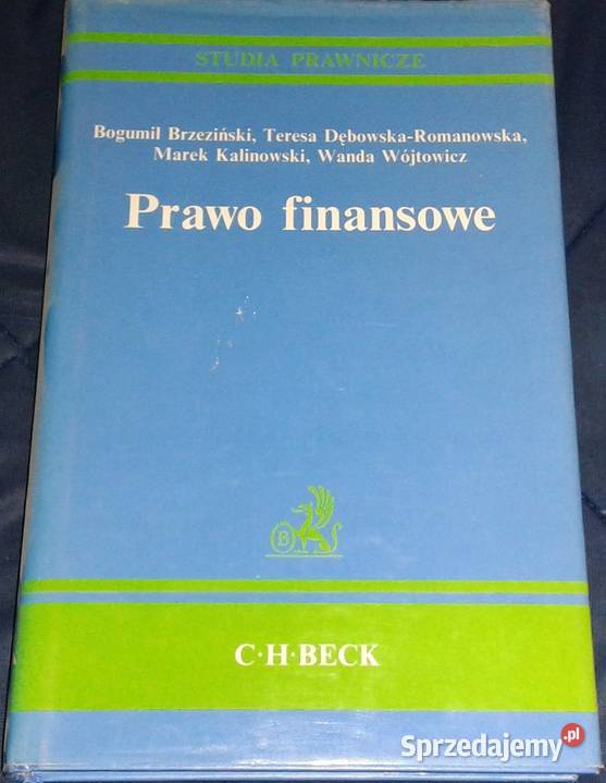 Prawo Finansowe - B. Brzezinski, T. Debowska, M. Kalinowski Chełm ...