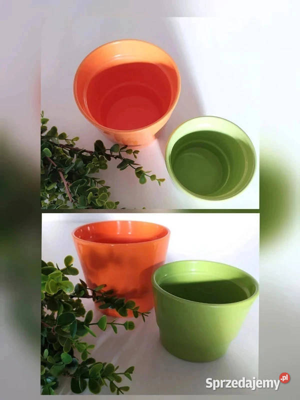 Komplet Osłonki doniczki ceramiczne Doniczki i osłonki Koszalin