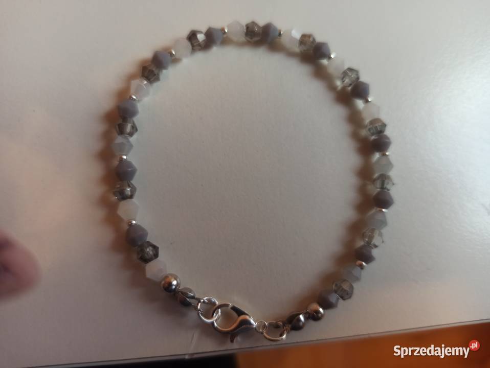 Bransoletka ręcznie robiona Czarna