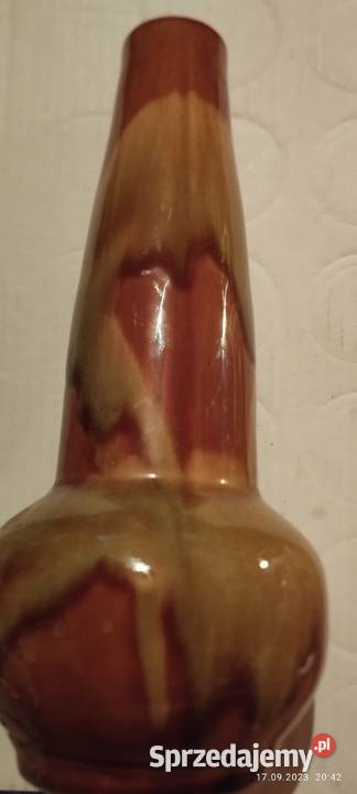 Wazon brzusiec FNK Bochnia Porcelana i szkło Gliwice