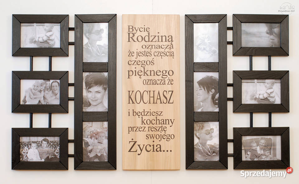 Galeria Multirama z drewna Ramka Na zdjęcia Foto Warszawa