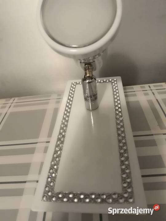 Kinkiet reflektorek biały glamour cyrkonie biały Dom i Ogród Warszawa