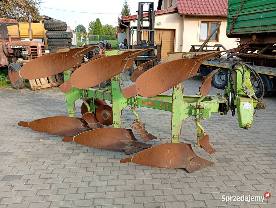 Pług 4skibowy overum zagonowy duże odkładnie Sośno