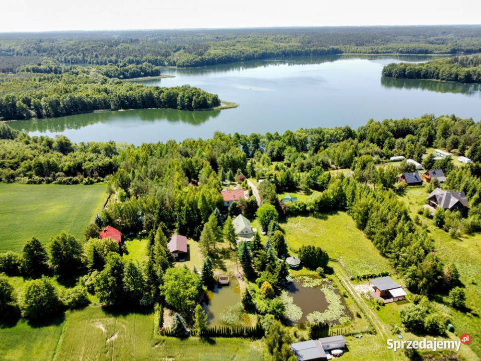Działka rekreacyjna 1950 m2 dom 35 m2 100 metrów Grunty i działki Osetno