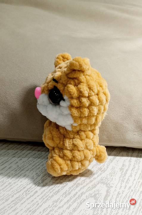 Chomik wykonany na szydełku Łask