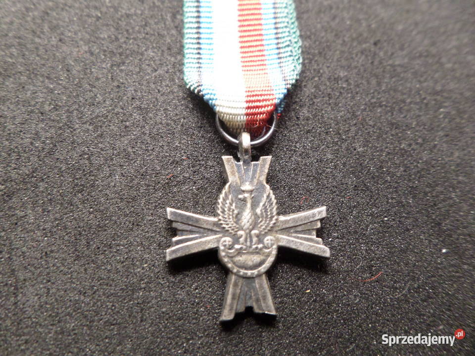 Krzyż Sił Zbrojnych na Zachodzie Miniaturka wielkopolskie Poznań