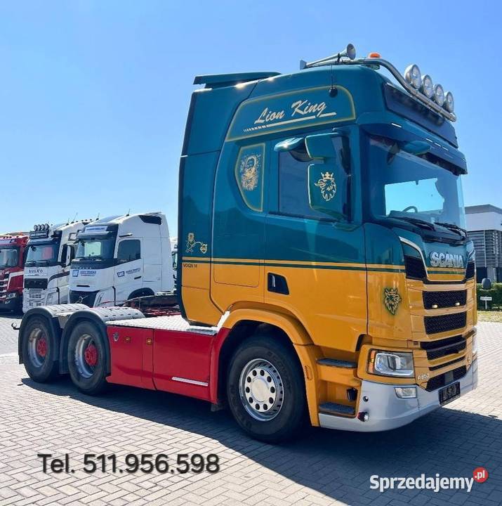 Ciagnik 6x4 60 tonowy Scania R 650 Eur 6 90kg Warszawa