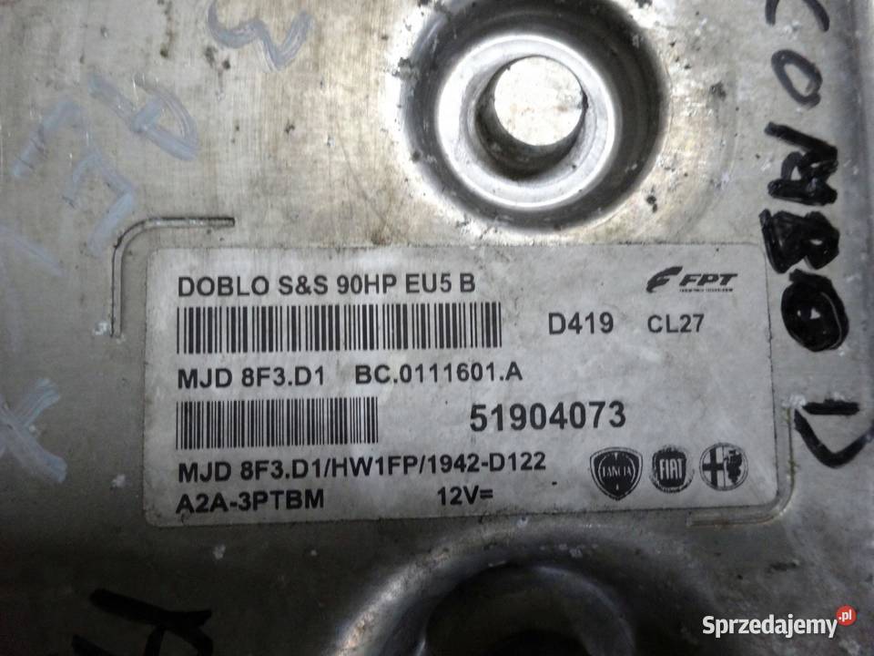 COMBO D DOBLO II 13 CDTI 13r sterownik komputer sprzedam