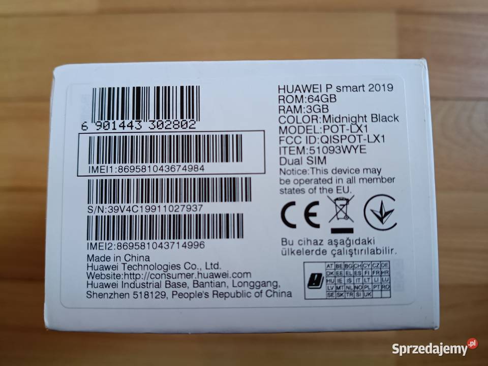 Smartfon HUAWEI P SMART 2019 Warszawa