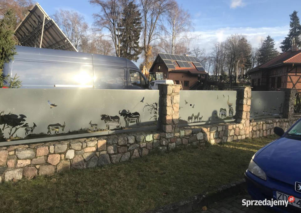 CNC Wypalanie Ogrodzenie Brama Płot Panele