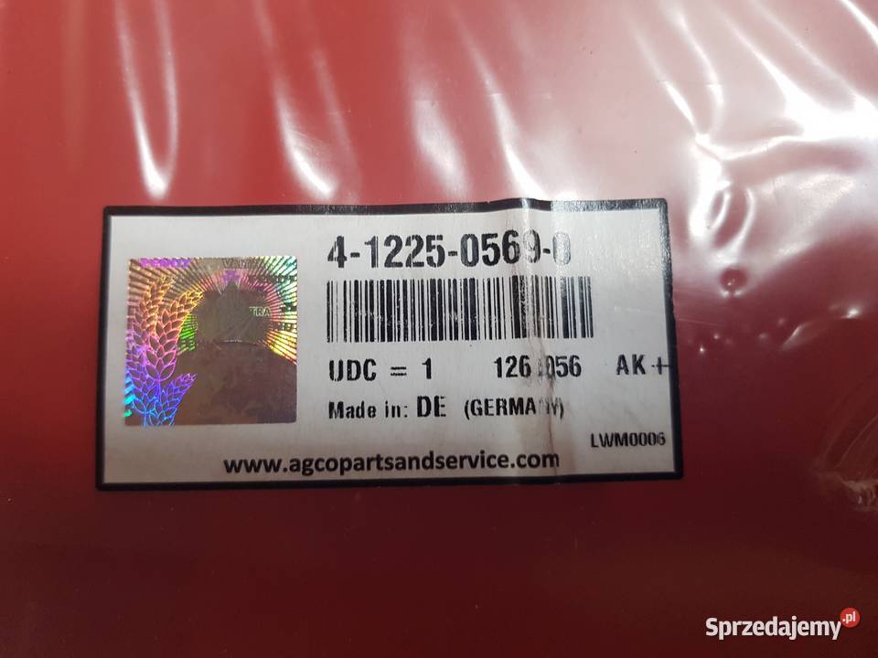 Płoza ślizgowa 4 mm Lely 4122505690 122505690 Sulechów