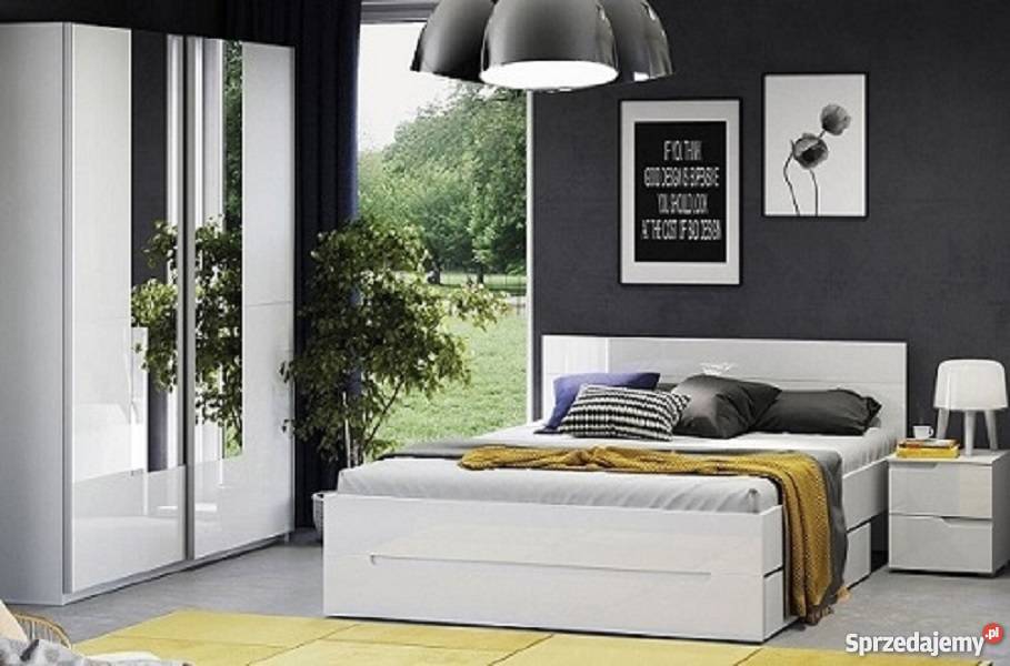 SELENE 33 - nowoczesne łóżko pod materac 160 x 200, bez mat