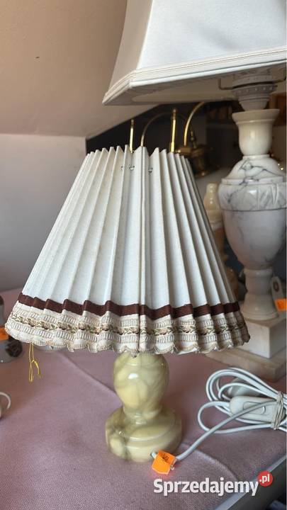 Retro Lampa onyksowa Elektryczna W kolorze Pozostałe Gdańsk sprzedam