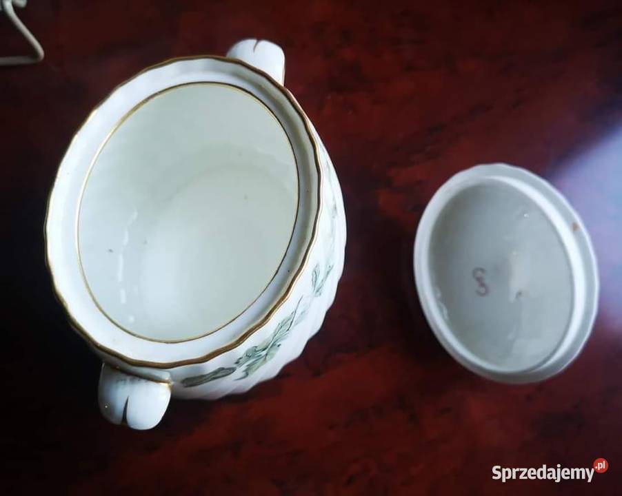 Filiżanka z talerzykiem Greenwich MINTTON Made Porcelana i szkło pomorskie Gdańsk