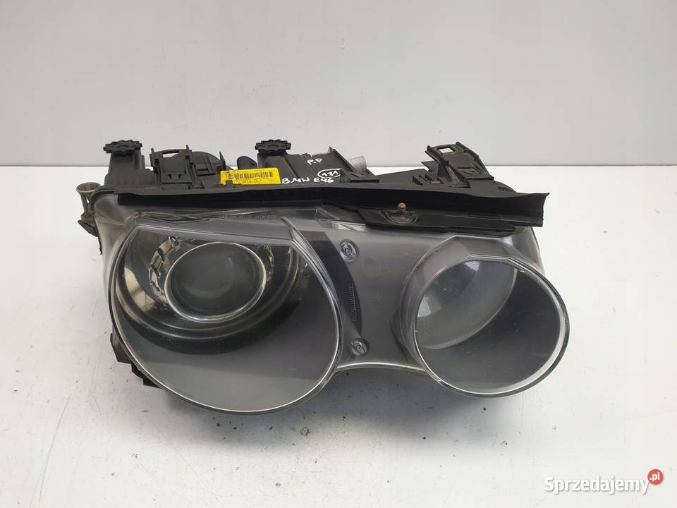 LAMPA PRAWA BMW E46 Compact XENON PRZEDNIA przód Lampy przednie lubelskie Rudka