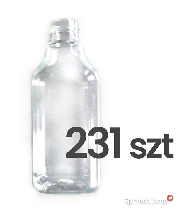 Butelka PET 200 ml - spożywcza, kosmetyczna (231 szt)