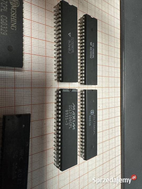 Układy WS7107CPL ICL7106CPL NPC 7930 i 8021 śląskie Czechowice-Dziedzice