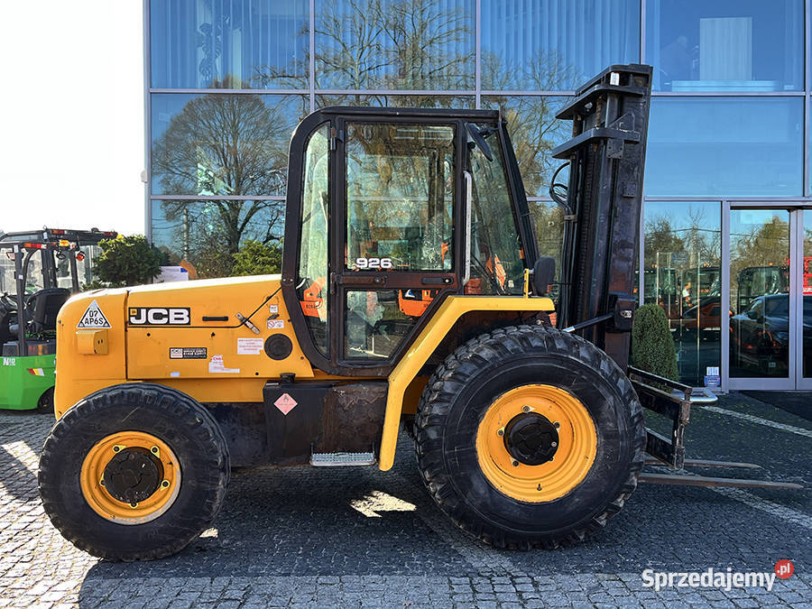 Wózek widłowy terenowy JCB 926 4 WD triplex 55 m Kęty
