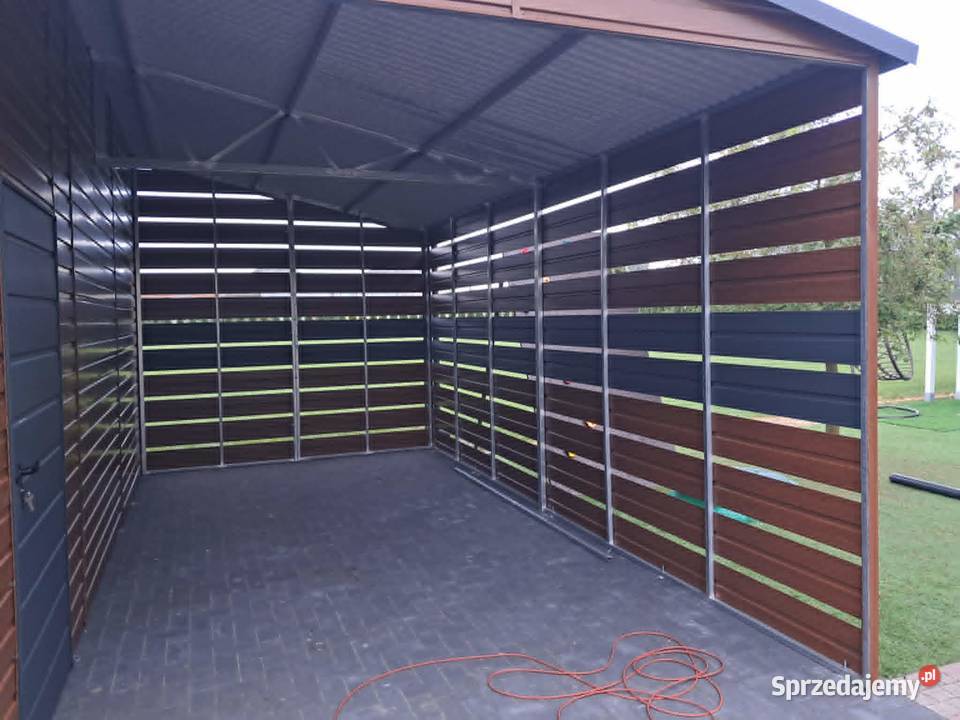 Garaż blaszany wiata 65x63x6 panele obustronne Sprzedaż Rzeszów